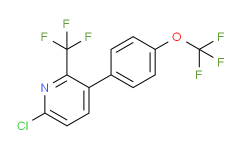 6-Chloro-3-(4-(trifluoromethoxy)phenyl)-2-(trifluoromethyl)pyridine