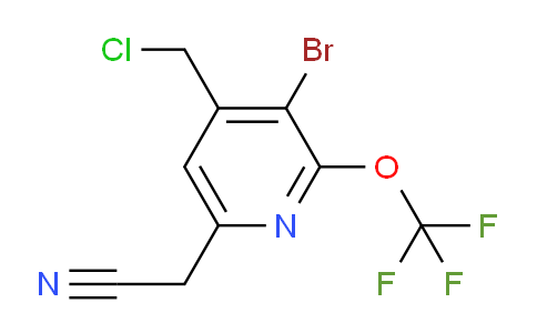 AM35446 | 1804447-51-5 | 3-Bromo-4-(chloromethyl)-2-(trifluoromethoxy)pyridine-6-acetonitrile