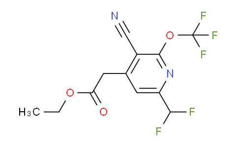 AM35449 | 1806718-92-2 | Ethyl 3-cyano-6-(difluoromethyl)-2-(trifluoromethoxy)pyridine-4-acetate