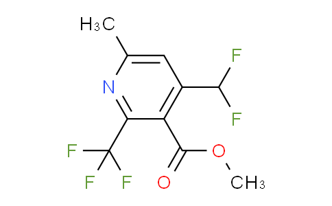 Methyl 4-(difluoromethyl)-6-methyl-2-(trifluoromethyl)pyridine-3-carboxylate