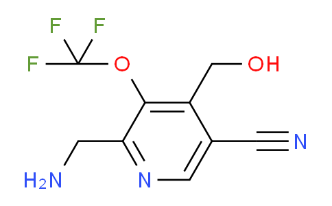 2-(Aminomethyl)-5-cyano-3-(trifluoromethoxy)pyridine-4-methanol