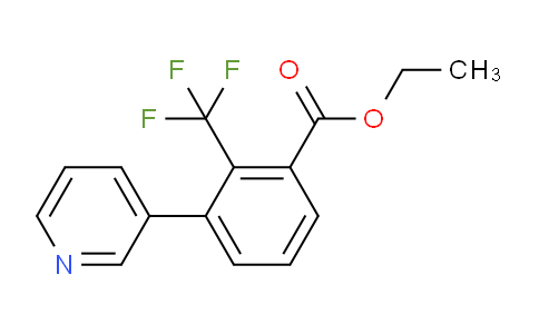 Ethyl 3-(pyridin-3-yl)-2-(trifluoromethyl)benzoate