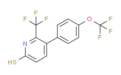 6-Mercapto-3-(4-(trifluoromethoxy)phenyl)-2-(trifluoromethyl)pyridine