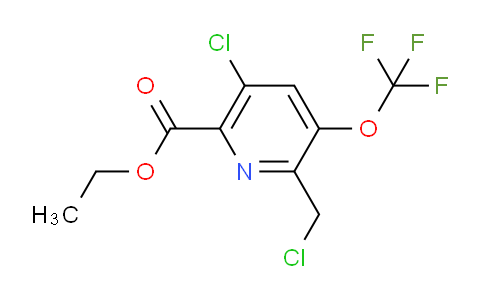 AM35468 | 1804001-72-6 | Ethyl 5-chloro-2-(chloromethyl)-3-(trifluoromethoxy)pyridine-6-carboxylate