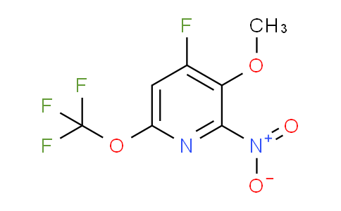 4-Fluoro-3-methoxy-2-nitro-6-(trifluoromethoxy)pyridine