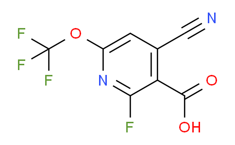 AM35475 | 1805930-36-2 | 4-Cyano-2-fluoro-6-(trifluoromethoxy)pyridine-3-carboxylic acid