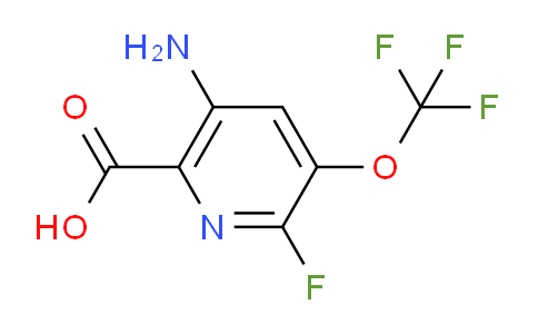 AM35485 | 1804522-92-6 | 5-Amino-2-fluoro-3-(trifluoromethoxy)pyridine-6-carboxylic acid