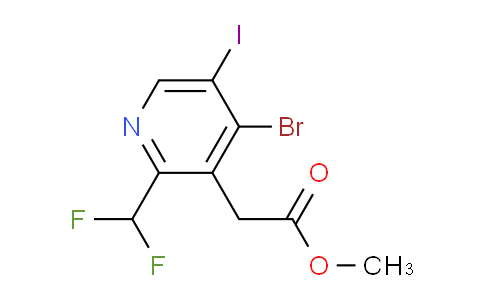 AM35505 | 1806911-35-2 | Methyl 4-bromo-2-(difluoromethyl)-5-iodopyridine-3-acetate