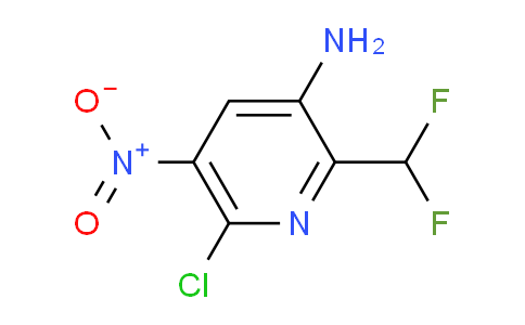 3-Amino-6-chloro-2-(difluoromethyl)-5-nitropyridine