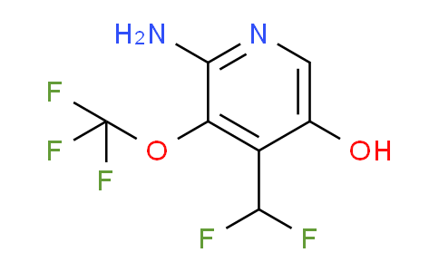 2-Amino-4-(difluoromethyl)-5-hydroxy-3-(trifluoromethoxy)pyridine