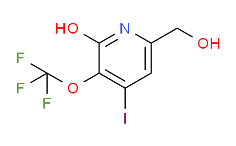 2-Hydroxy-4-iodo-3-(trifluoromethoxy)pyridine-6-methanol