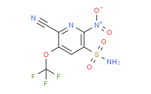 2-Cyano-6-nitro-3-(trifluoromethoxy)pyridine-5-sulfonamide