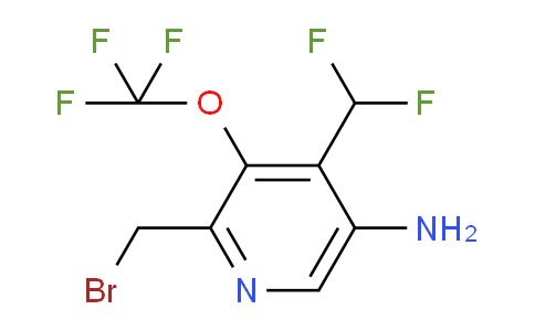 5-Amino-2-(bromomethyl)-4-(difluoromethyl)-3-(trifluoromethoxy)pyridine