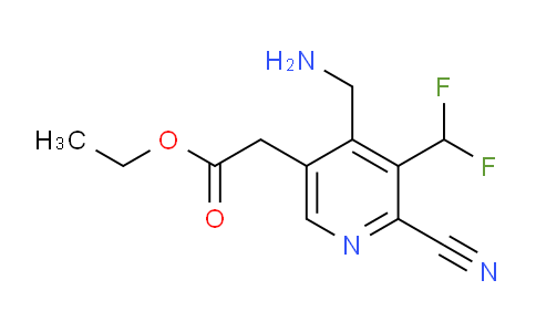AM35530 | 1806995-32-3 | Ethyl 4-(aminomethyl)-2-cyano-3-(difluoromethyl)pyridine-5-acetate