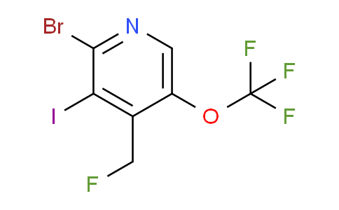 AM35531 | 1804578-52-6 | 2-Bromo-4-(fluoromethyl)-3-iodo-5-(trifluoromethoxy)pyridine