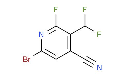 AM35553 | 1805009-51-1 | 6-Bromo-4-cyano-3-(difluoromethyl)-2-fluoropyridine