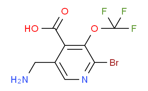 5-(Aminomethyl)-2-bromo-3-(trifluoromethoxy)pyridine-4-carboxylic acid