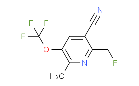 3-Cyano-2-(fluoromethyl)-6-methyl-5-(trifluoromethoxy)pyridine