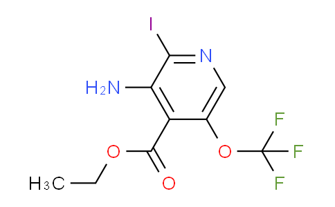 Ethyl 3-amino-2-iodo-5-(trifluoromethoxy)pyridine-4-carboxylate