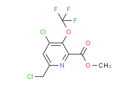 Methyl 4-chloro-6-(chloromethyl)-3-(trifluoromethoxy)pyridine-2-carboxylate