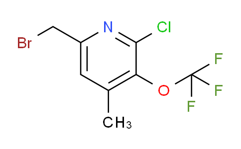 6-(Bromomethyl)-2-chloro-4-methyl-3-(trifluoromethoxy)pyridine