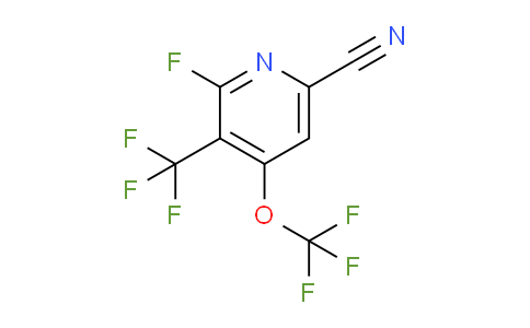 AM35586 | 1804641-87-9 | 6-Cyano-2-fluoro-4-(trifluoromethoxy)-3-(trifluoromethyl)pyridine