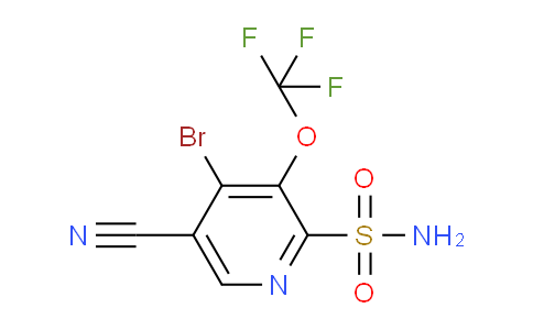 AM35594 | 1804646-58-9 | 4-Bromo-5-cyano-3-(trifluoromethoxy)pyridine-2-sulfonamide