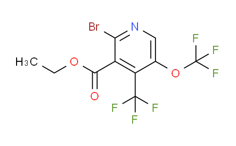 Ethyl 2-bromo-5-(trifluoromethoxy)-4-(trifluoromethyl)pyridine-3-carboxylate