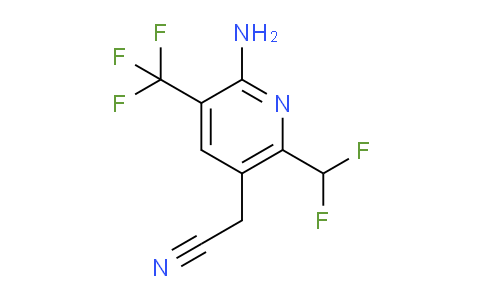 2-Amino-6-(difluoromethyl)-3-(trifluoromethyl)pyridine-5-acetonitrile