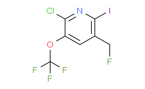 2-Chloro-5-(fluoromethyl)-6-iodo-3-(trifluoromethoxy)pyridine