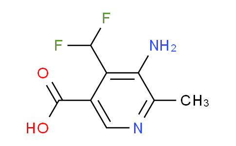 3-Amino-4-(difluoromethyl)-2-methylpyridine-5-carboxylic acid