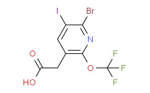 AM35666 | 1803970-27-5 | 2-Bromo-3-iodo-6-(trifluoromethoxy)pyridine-5-acetic acid