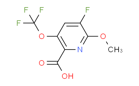 AM35669 | 1804625-68-0 | 3-Fluoro-2-methoxy-5-(trifluoromethoxy)pyridine-6-carboxylic acid