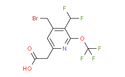 AM35671 | 1806783-72-1 | 4-(Bromomethyl)-3-(difluoromethyl)-2-(trifluoromethoxy)pyridine-6-acetic acid