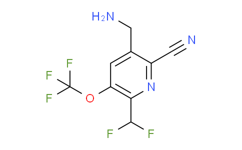 3-(Aminomethyl)-2-cyano-6-(difluoromethyl)-5-(trifluoromethoxy)pyridine