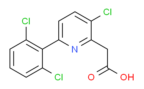 3-Chloro-6-(2,6-dichlorophenyl)pyridine-2-acetic acid