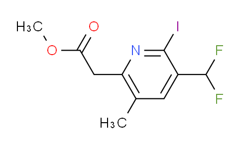 AM35685 | 1806021-17-9 | Methyl 3-(difluoromethyl)-2-iodo-5-methylpyridine-6-acetate
