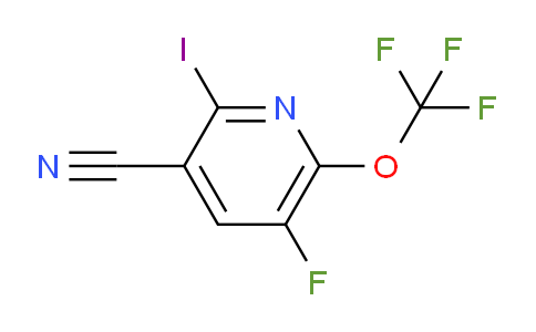 3-Cyano-5-fluoro-2-iodo-6-(trifluoromethoxy)pyridine