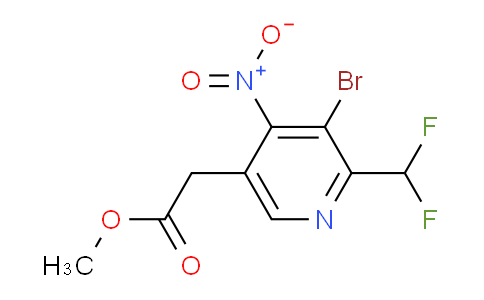 AM35726 | 1805382-20-0 | Methyl 3-bromo-2-(difluoromethyl)-4-nitropyridine-5-acetate