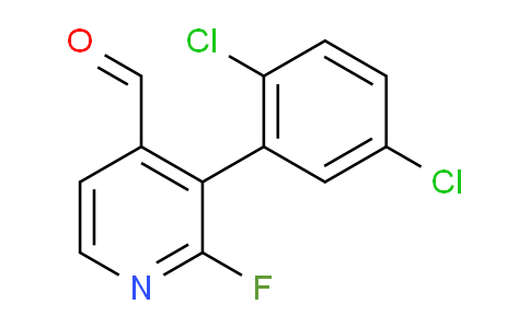 3-(2,5-Dichlorophenyl)-2-fluoroisonicotinaldehyde