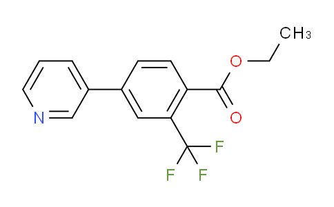 Ethyl 4-(pyridin-3-yl)-2-(trifluoromethyl)benzoate