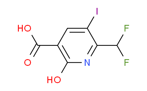 AM35750 | 1805199-94-3 | 2-(Difluoromethyl)-6-hydroxy-3-iodopyridine-5-carboxylic acid