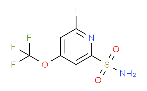 2-Iodo-4-(trifluoromethoxy)pyridine-6-sulfonamide