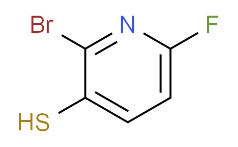 2-Bromo-6-fluoro-3-mercaptopyridine