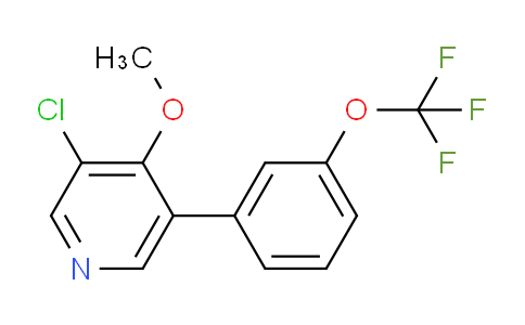 3-Chloro-4-methoxy-5-(3-(trifluoromethoxy)phenyl)pyridine