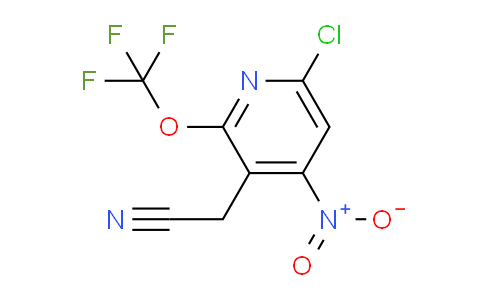 6-Chloro-4-nitro-2-(trifluoromethoxy)pyridine-3-acetonitrile