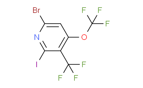 AM35783 | 1804472-66-9 | 6-Bromo-2-iodo-4-(trifluoromethoxy)-3-(trifluoromethyl)pyridine