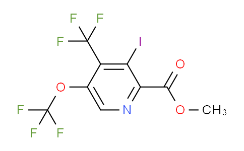 AM35797 | 1804742-28-6 | Methyl 3-iodo-5-(trifluoromethoxy)-4-(trifluoromethyl)pyridine-2-carboxylate
