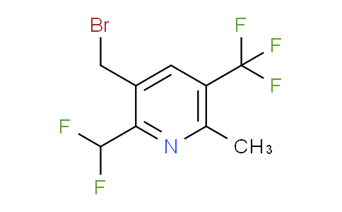 3-(Bromomethyl)-2-(difluoromethyl)-6-methyl-5-(trifluoromethyl)pyridine