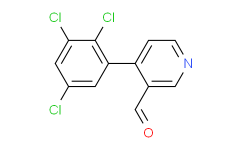 4-(2,3,5-Trichlorophenyl)nicotinaldehyde
